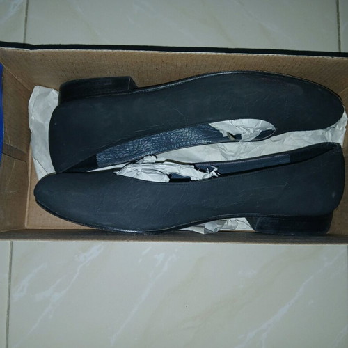 Sabino women's suede shoes used, size 37, black ballerinas