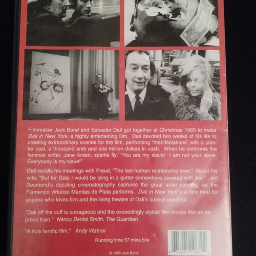 Dali in New York DVD used, rare art documentary with booklet