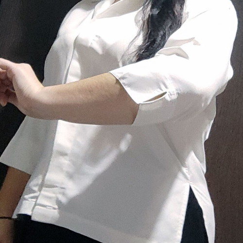 White shirt XL-XXL like new, 3/4 sleeve, soft fabric