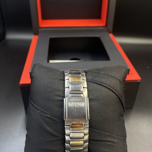 Tissot PRX P580 men's watch like new, two-tone black dial
