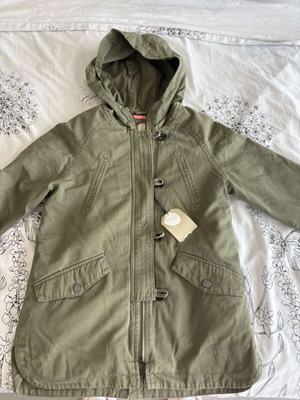 Zara Kids Khaki Jacket with Fur Lining Size 9/10 New