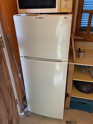 Bosch refrigerator double door like new, height 1.64m