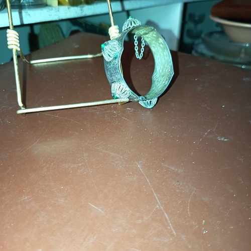 Bracelet No.1 like new, collectible with stones, possibly African