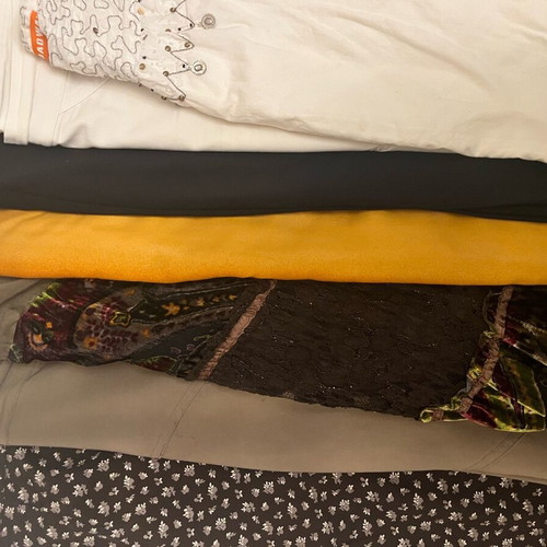 Maxi skirts used, pack of 7 pieces, size small