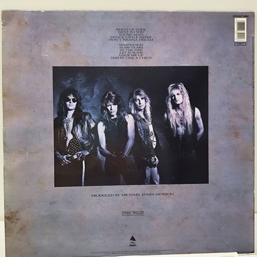 Hurricane Slave To The Thrill 1990 LP vinyl near mint