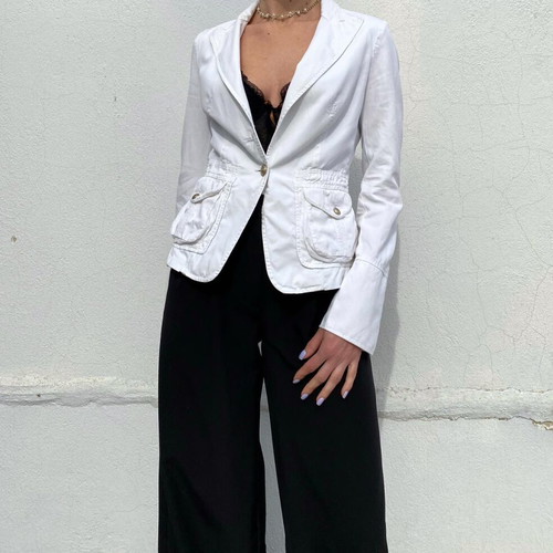Pinko jacket like new vintage condition, size M/L, white