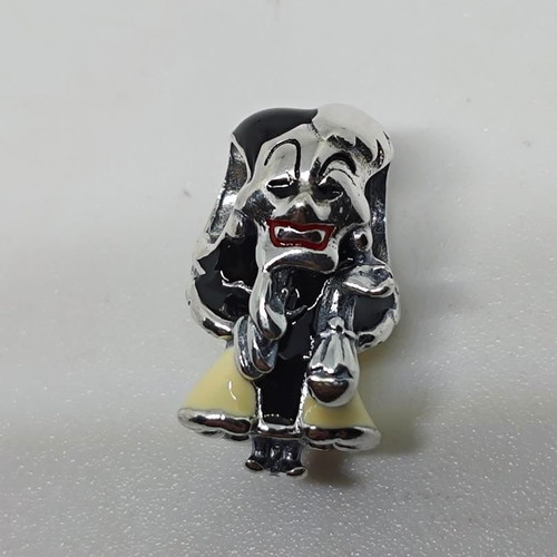 Cruella de Vil Silver Charm like new with collectible details