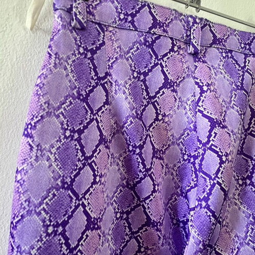 Stretch Atlas trousers new, size S, purple