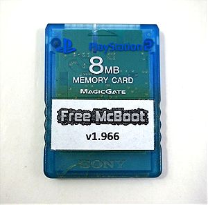 Free McBoot v1.966 Sony PlayStation 2 Memory Card PS2 Γνήσια Κάρτα Μνήμης FMCB