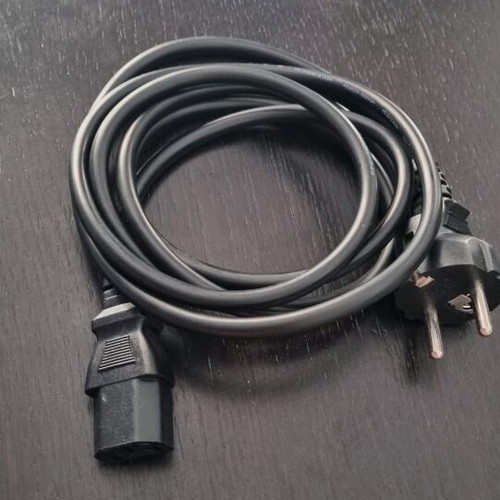 Power supply cables for PC new, black 0.75mm, set of 2
