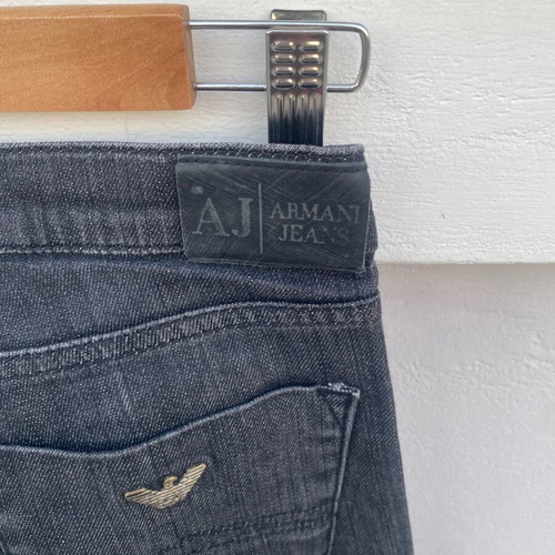 Armani Jean vintage used, black/grey, size 26 small