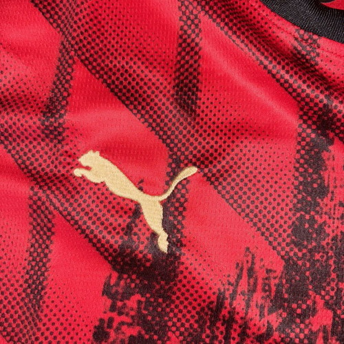 AC Milan Red & Black Cathedral Gradient Jersey new, authentic