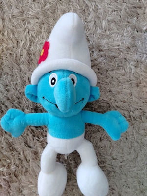 Smurf plush toy like new