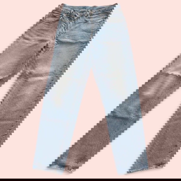 Vintage United Colors Of Benetton Υψηλής Μέσης Μητρικά Τζιν 80s Μέγεθος 48