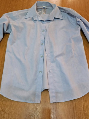 Детска риза unisex нова за 12 години, синя