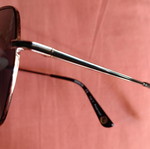Women's sunglasses like new, black and gold