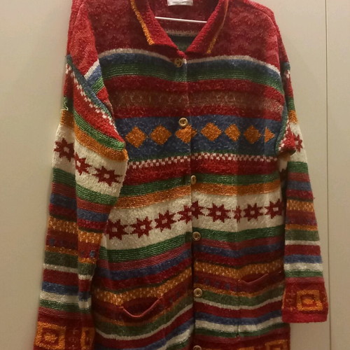 Marks & Spencer cardigan used, multicolor, size M