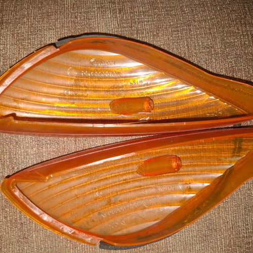 CBF 600 and Varadero 1000 turn signal lens set used, orange