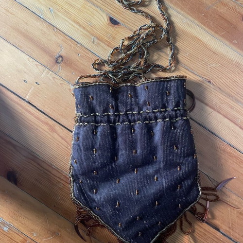 Hand-embroidered bag like new