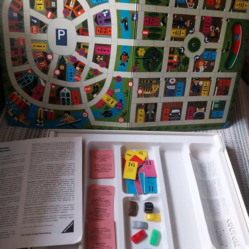 Traffic education board game used from 1968
