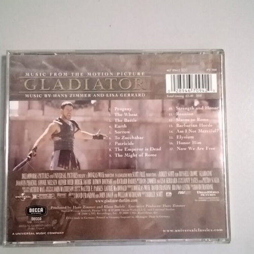Gladiator music CD like new