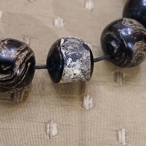Yiousouri Worry Beads used, collectible, 192 gr, black coral