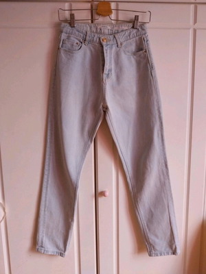 Stradivarius faded jeans new, high waist, size XS