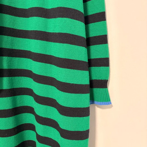 Karavan dress like new, thin fabric pullover style, green