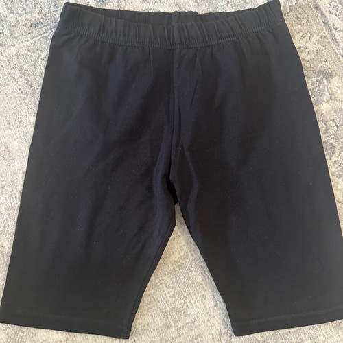 Girls' shorts black new, ages 9-10