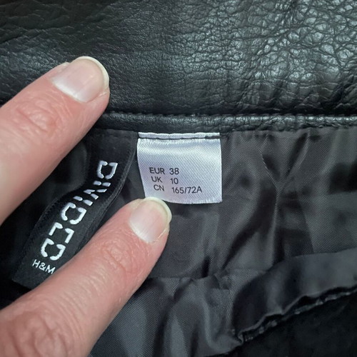 Women's leather skirt new, sexy, short, black