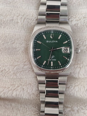 Bulova Super Seville ρολόι σαν καινούργιο, πράσινο καντράν