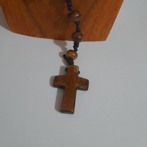 Rosary new brown