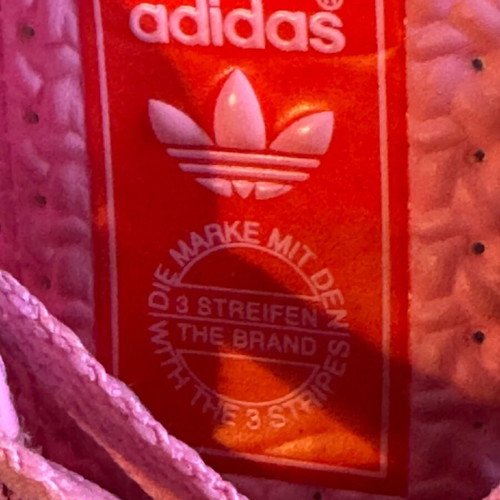 Adidas Gazelle pink athletic shoes like new, size 40.5