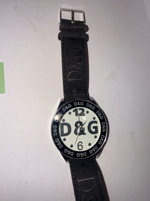 Dolce & Gabbana ρολόι unisex σαν καινούργιο, vintage, μαύρο