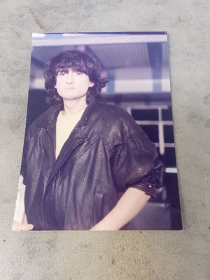 Authentic photo from 1980 film Stathis Psaltis