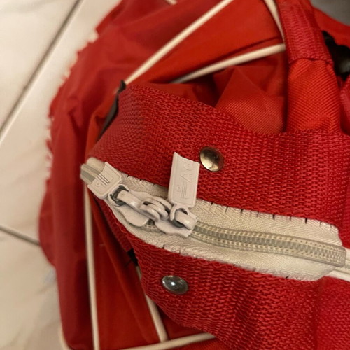 Admiral football travel bag used