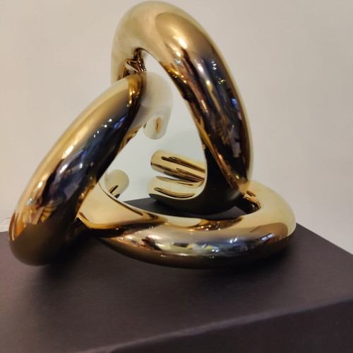 Rosenthal Triu Gold Vase 22 cm like new
