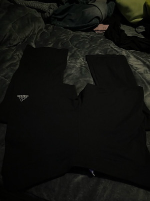 Καμπάνα κολάν Adidas μαύρο μέγεθος M σαν καινούργιο