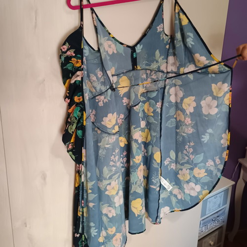 Bershka airy summer dress like new, colorful, size S
