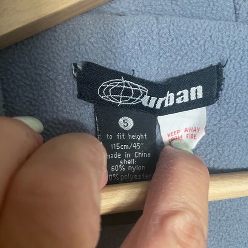 Urban Classics thick jacket like new, brown, for 5 years old
