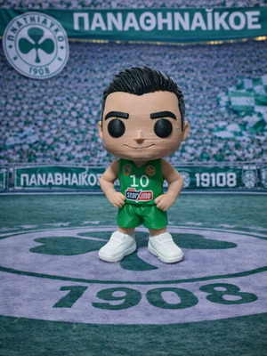 Kostas Sloukas Panathinaikos figure new, handmade PLA+