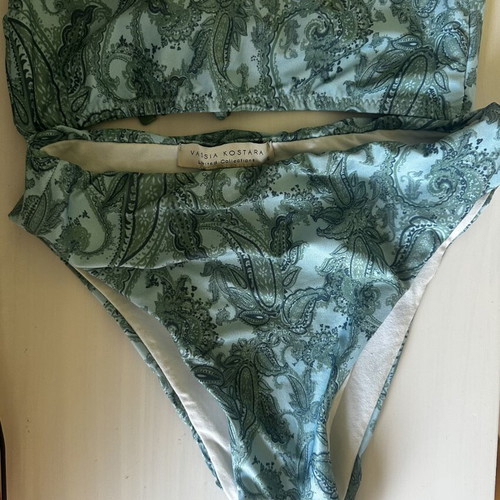 Vassia Kostara Bikini set size S turquoise like new