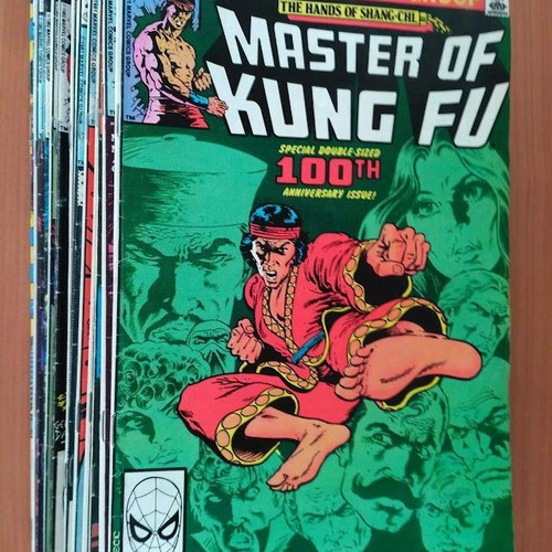 Master of Kung Fu comics set, issues 100-121, Marvel Comics