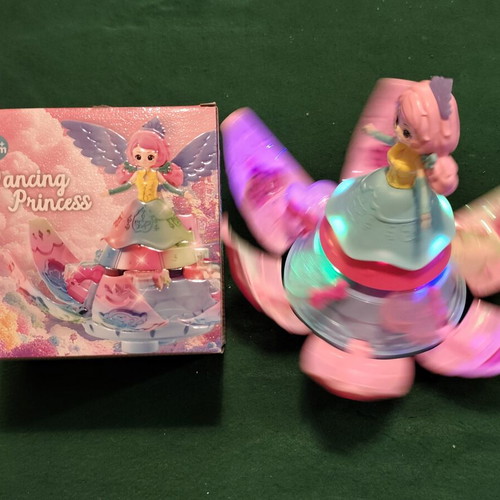 Dancing Princess interactive toy with LED lights and music