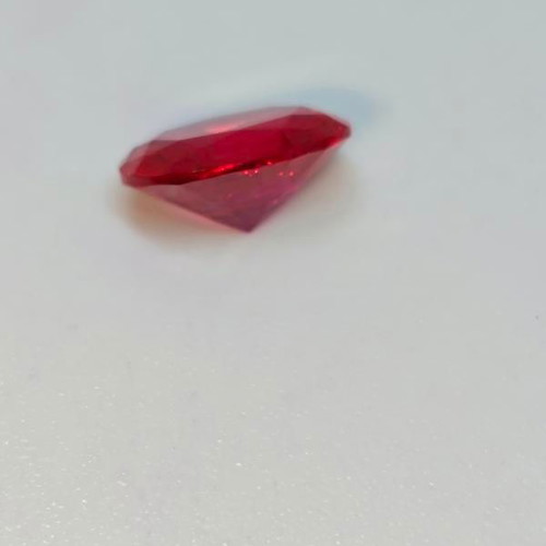 Lab-grown ruby Oval Cut 10mm like new