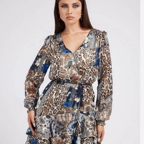 Guess dress new with tag, multicolor, size M