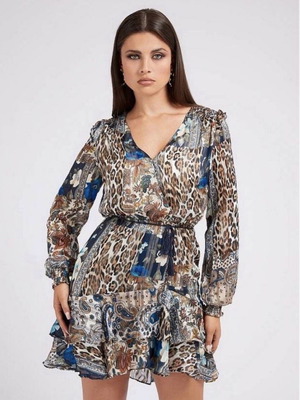 Guess dress new with tag, multicolor, size M