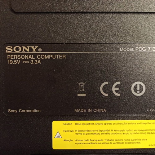 Sony Vaio PCG 71311M used laptop