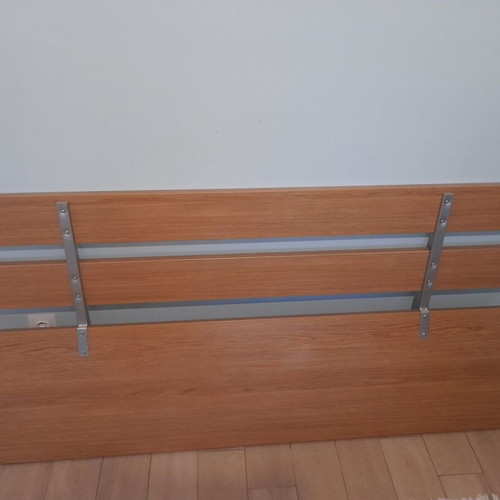 Ikea Hopen double bed headboard and base used