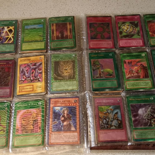 Yu-Gi-Oh! cards set in album used